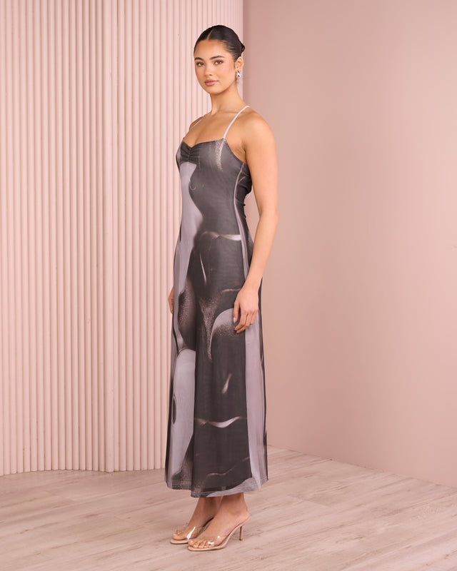 Wanda Mesh Maxi Dress