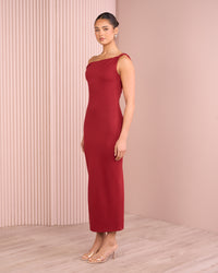 Xena Asymmetric Neck Dress
