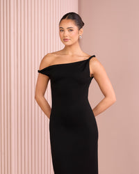 Xena Asymmetric Neck Dress