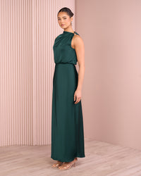 Deedee Blouson Maxi Dress