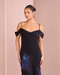 Yancy Cowl Neck Dress