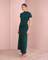 Reynolds Boat Neck Maxi Dress
