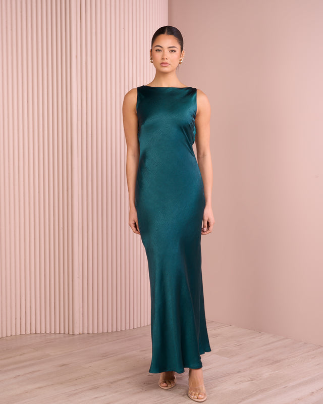 Yira Low Back Satin Gown