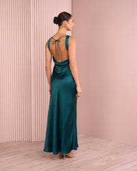 Yira Low Back Satin Gown