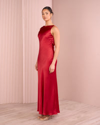 Yira Low Back Satin Gown