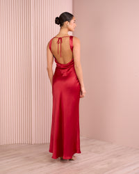 Yira Low Back Satin Gown