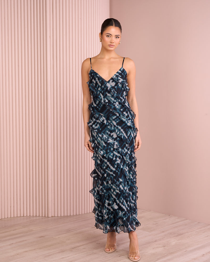 Hedley Ruffle Maxi Dress