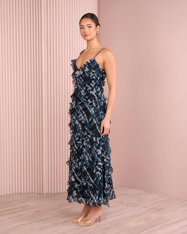 Hedley Ruffle Maxi Dress
