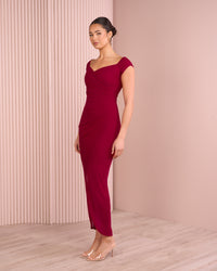 Elsy Off Shoulder Mesh Dress