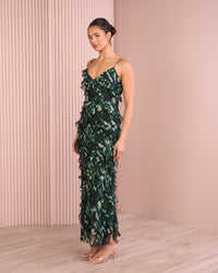 Zilla Ruffle Maxi Dress