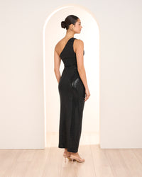 Fran One Shoulder Drape Maxi