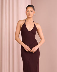 Shaw Halter Neck Gown
