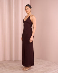 Shaw Halter Neck Gown