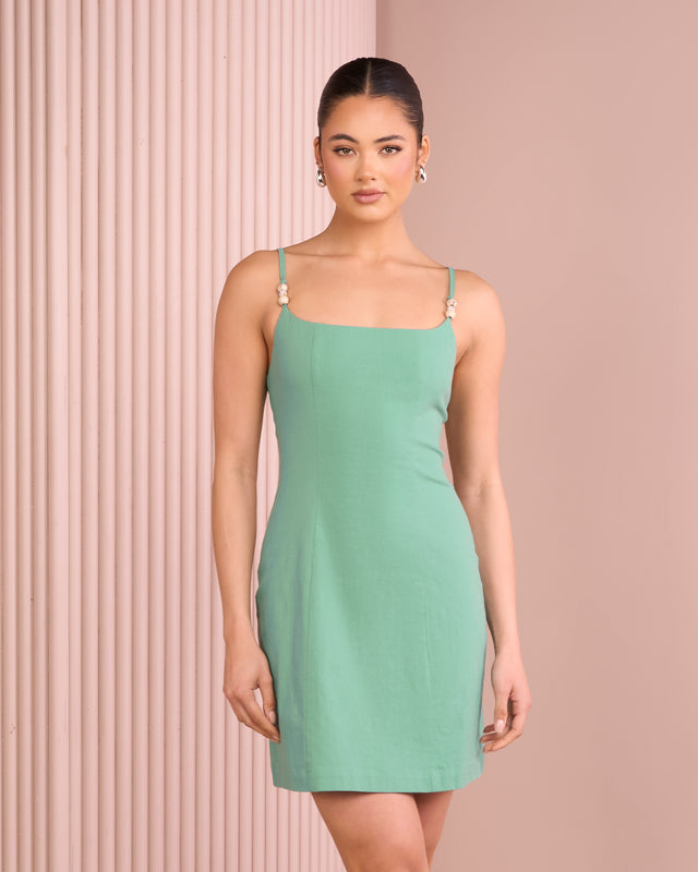 Farrow Strappy Mini Dress
