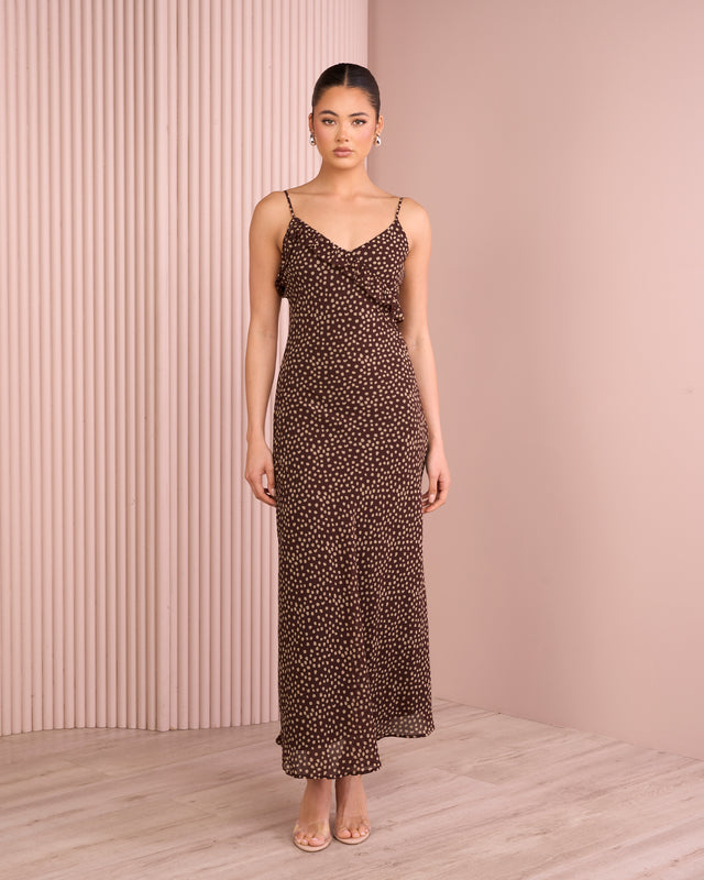 Veronica Low Back Maxi Dress