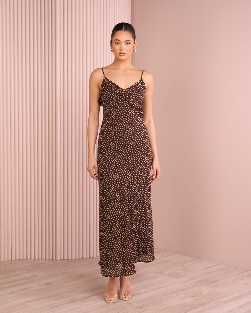 Veronica Low Back Maxi Dress