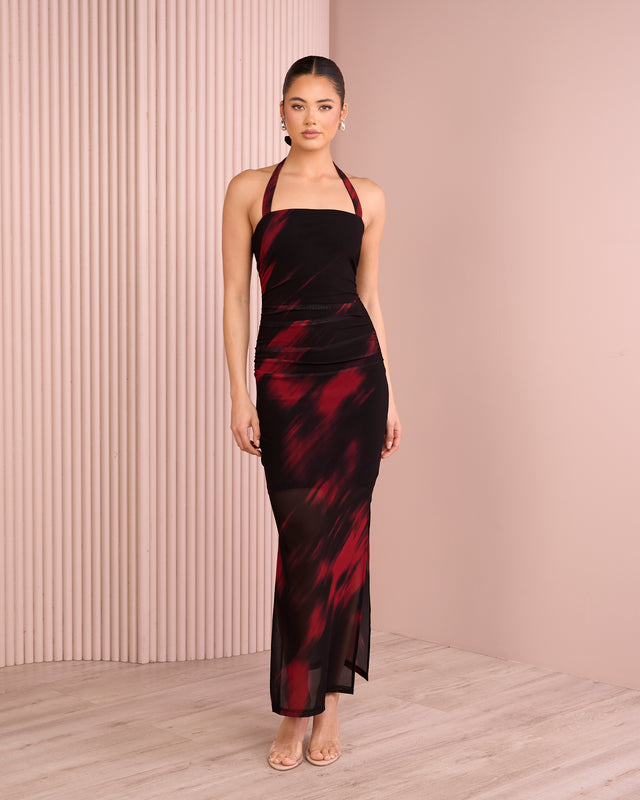 May Halter Neck Maxi Dress