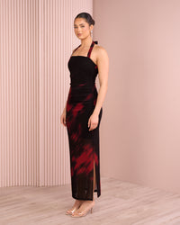 May Halter Neck Maxi Dress