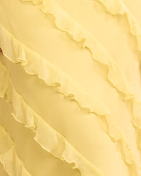 Akira High Neck Ruffle Dress