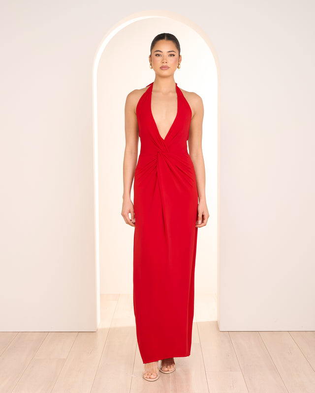 Tirelli Halter Maxi Dress