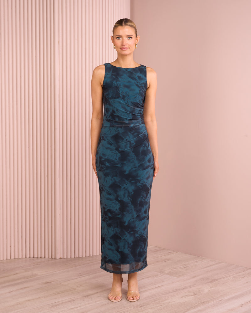 Eliora Maxi Mesh Dress