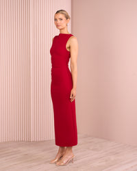 Jance Ruched Maxi Dress