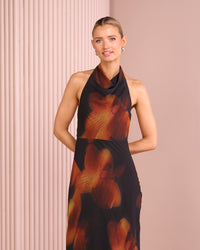 Gloria Halter Maxi Dress