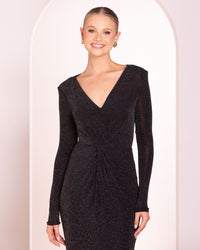 Riley Long Sleeve Midi Dress