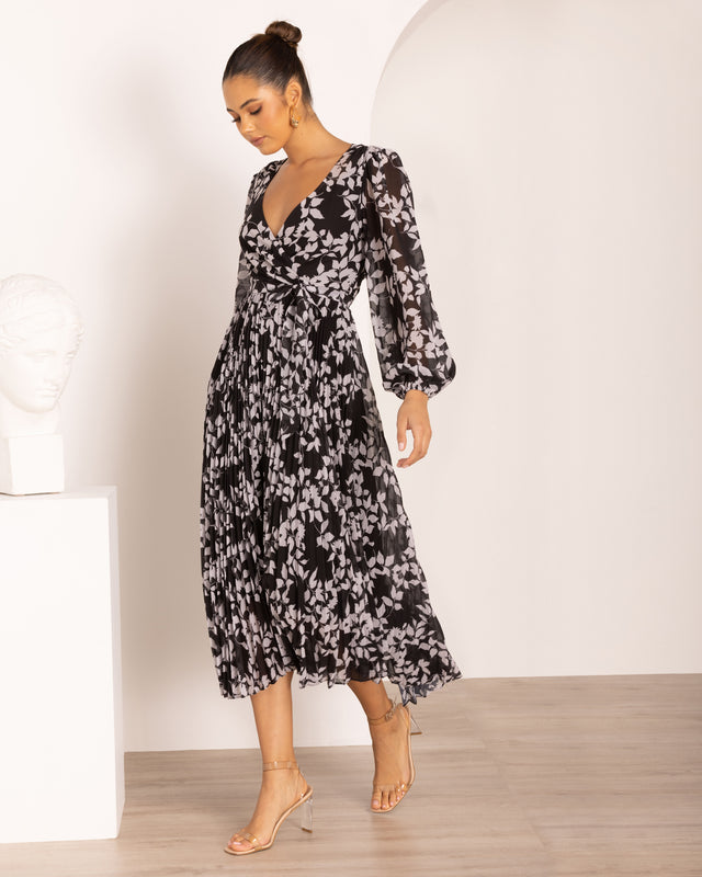 Dana Pleated Midi Dress