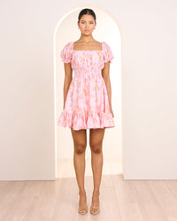 Uma Puff Sleeve Mini Dress