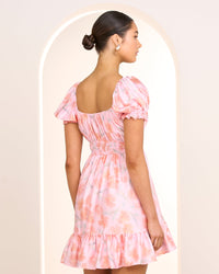 Uma Puff Sleeve Mini Dress