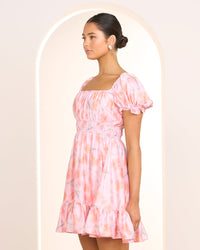 Uma Puff Sleeve Mini Dress