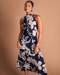 Shaye High Neck Maxi Dress
