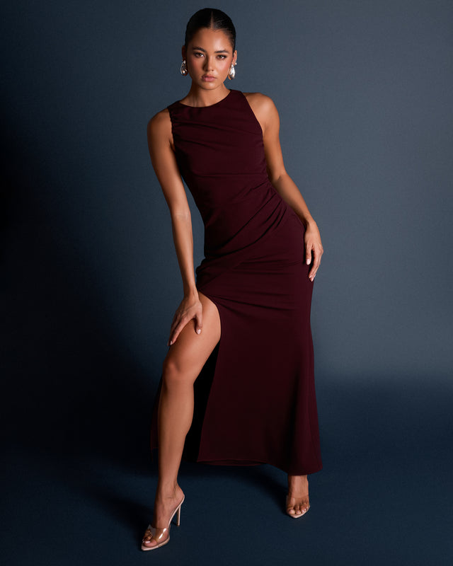 Jarina High Neck Gown