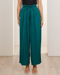 Palermo Wide Leg Satin Pant