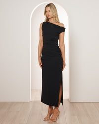 Lillian One Shoulder Midi Dress