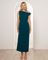 Lillian One Shoulder Midi Dress