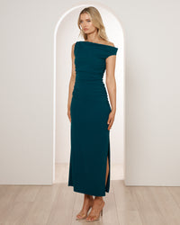 Lillian One Shoulder Midi Dress