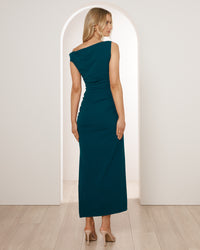Lillian One Shoulder Midi Dress