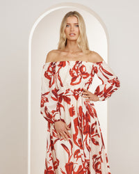 Vala Off Shoulder Maxi Dress