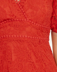 Delilah Puff Sleeve Mini Dress