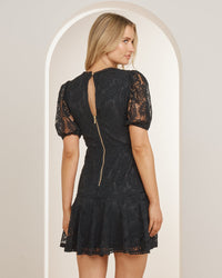Delilah Puff Sleeve Mini Dress