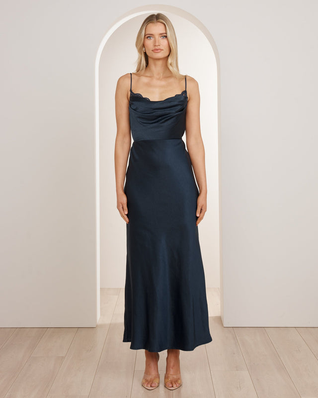 Mary Cowl Neck Dress