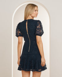 Delilah Puff Sleeve Mini Dress