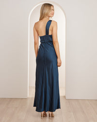 Ada One Shoulder Satin Dress