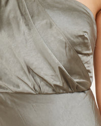 Ada One Shoulder Satin Dress