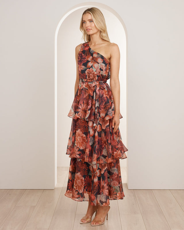 Leana One Shoulder Maxi Dress