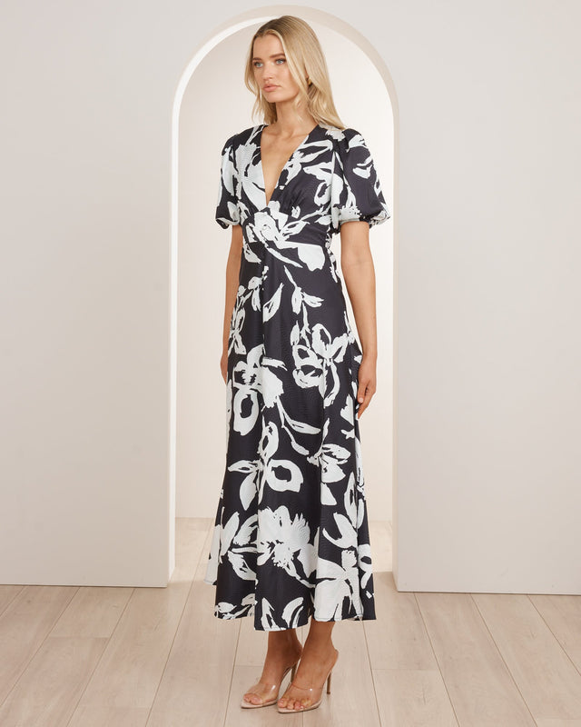 Jeanie V-neck Maxi Dress
