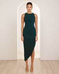 Dimitri High Neck Midi Dress