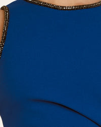 Dimitri High Neck Midi Dress